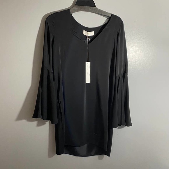 Amanda Uprichard 100% Silk Shirt Dress NWT Size Medium - Picture 1 of 7